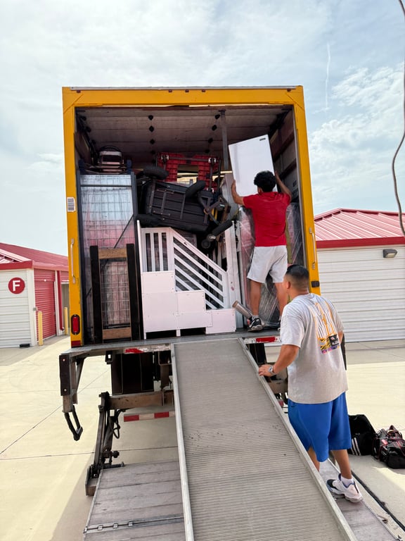 Moving Truck Loading Process