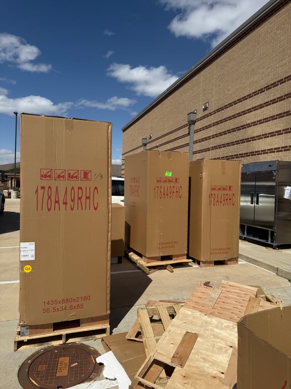 Moving Boxes Outdoor Storage