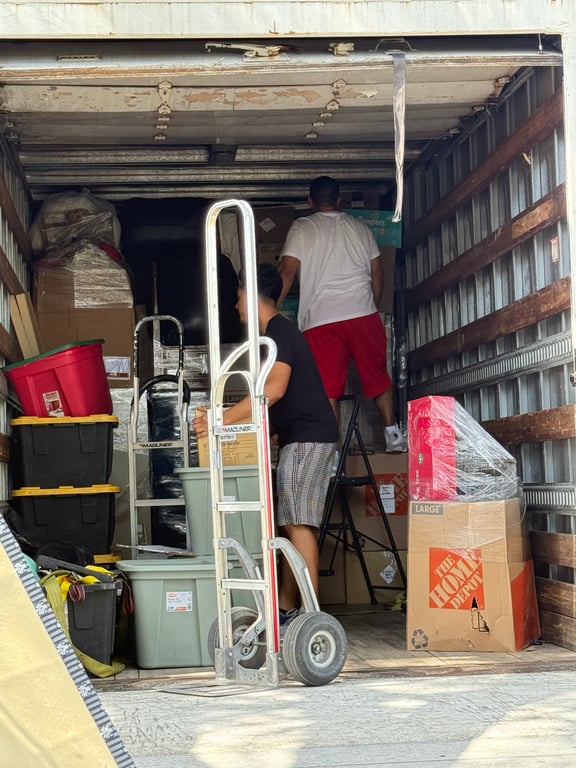 Moving Truck Storage Interior