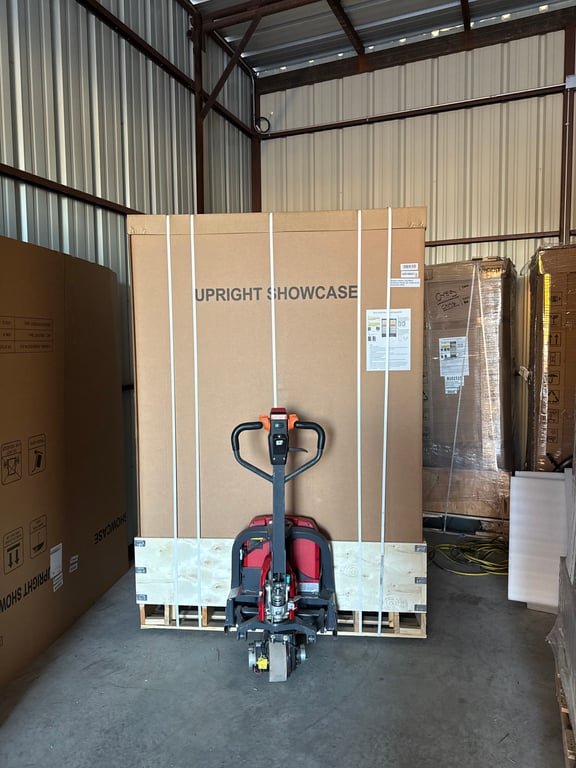Large Upright Showcase Shipping Crate