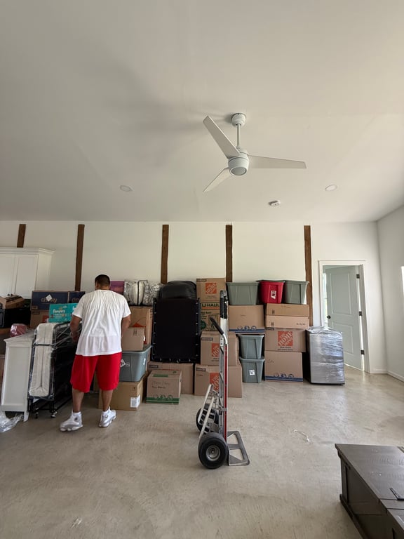 Empty Room Ceiling Fan Hooks
