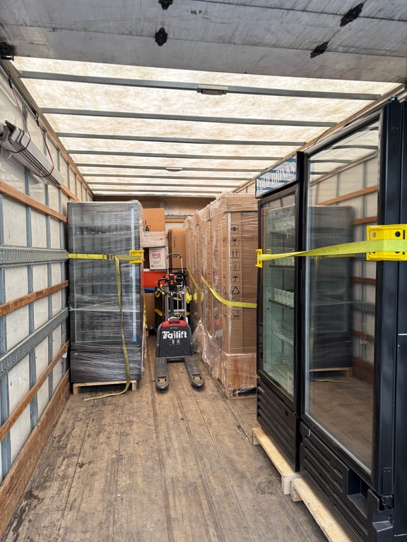 Commercial Glass Fridge Transport