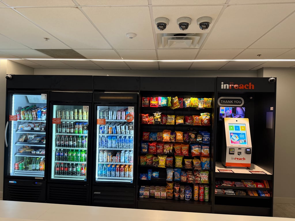 Convenience Store Interior Refrigerated Cases
