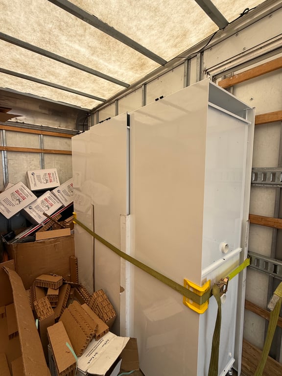 Moving Truck Interior Loaded
