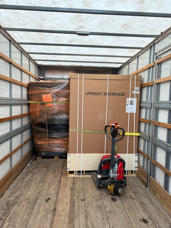 Moving Truck Interior Loaded