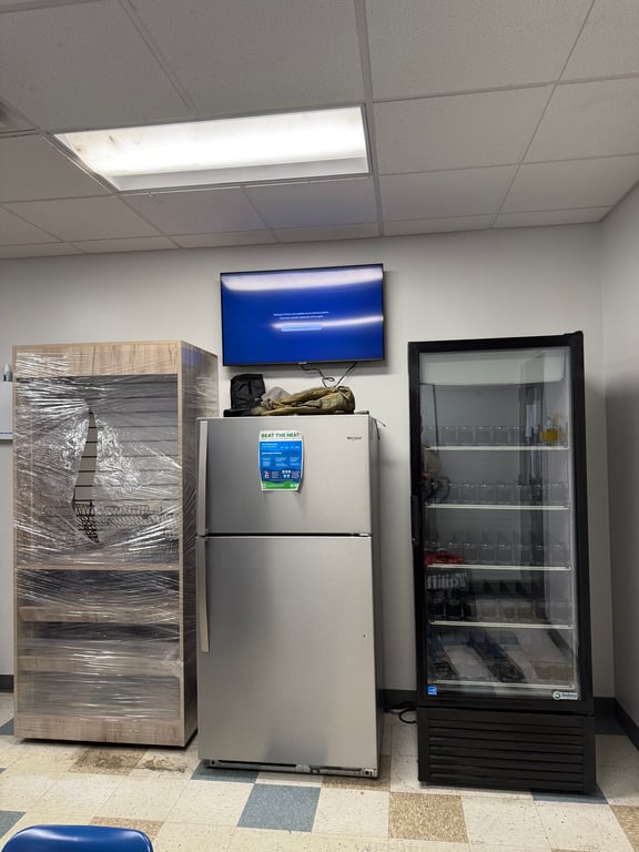 Office Area Fridge Tv