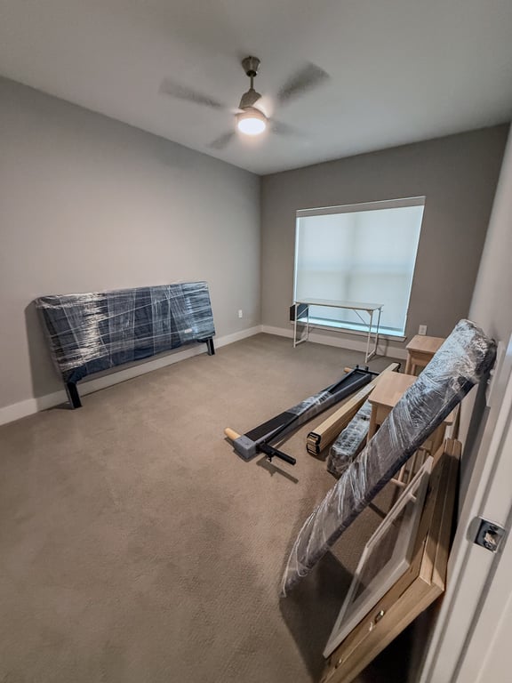 Empty Room Ceiling Fan