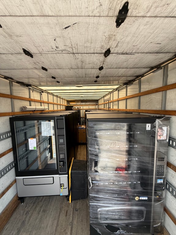 Moving Truck Interior Loaded
