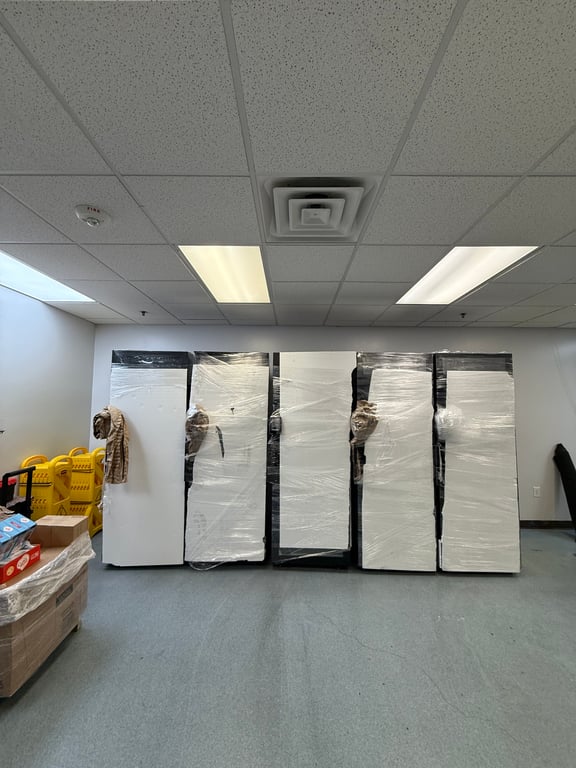 Commercial Fridge Wrapped Protection