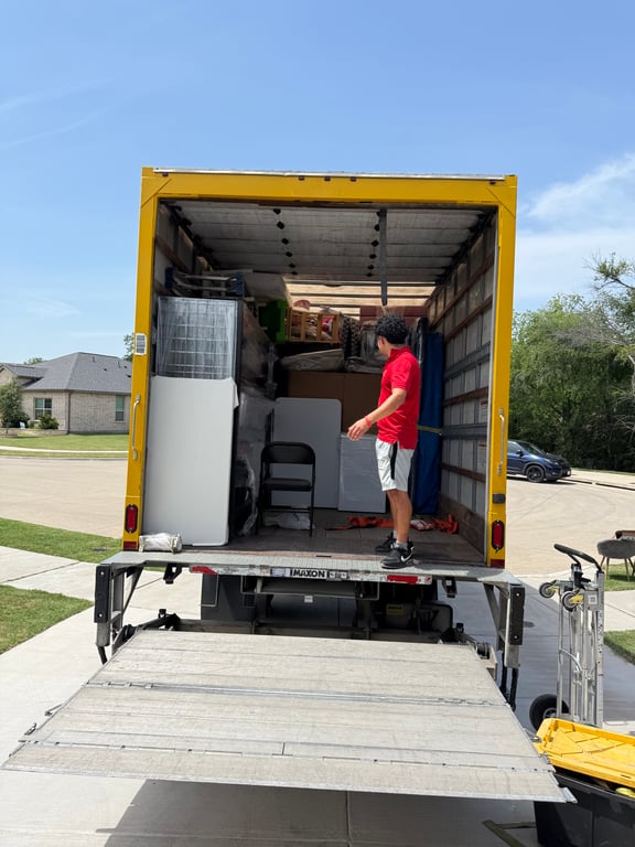 Moving Truck Loading Process