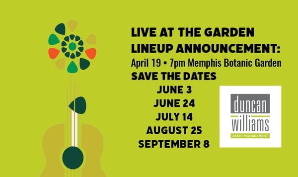 Live at thhe Garden 2023 Lineup Announcement