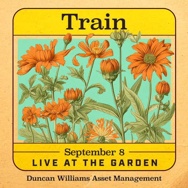 Live at the Garden presents Train