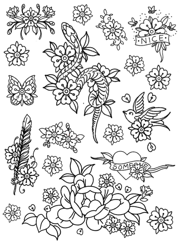 Cutesy American Traditional Collection