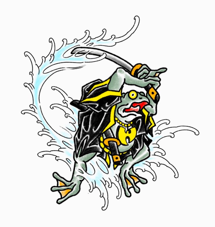 Liquid Swords Frog: A Wu-Tang Tribute