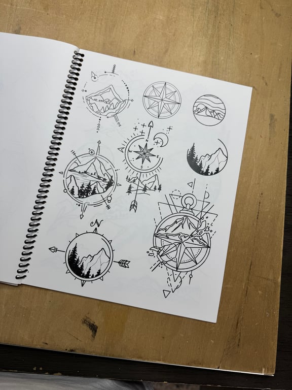 Mountain Flash: A Journey Through Ink - View 3