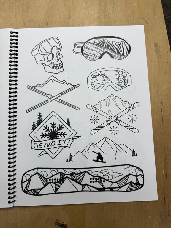 Mountain Flash: A Journey Through Ink - View 5