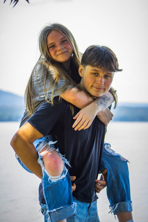 Engagement session, river valley Arkansas