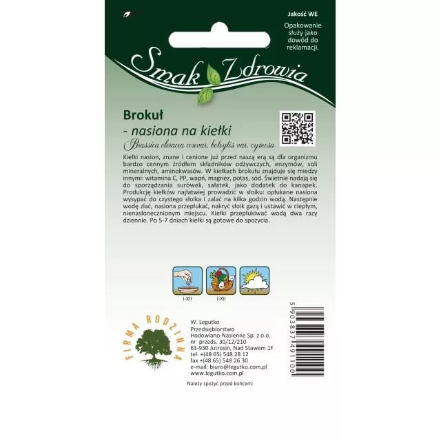 Nasiona na kielki brokul 10g | Plantoris