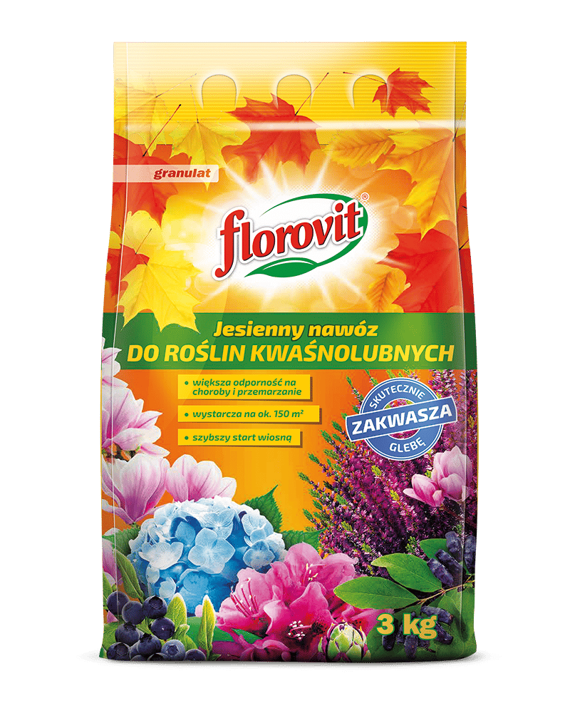 Nawóz jesienny do roślin kwaśnolubnych 3kg Florovit