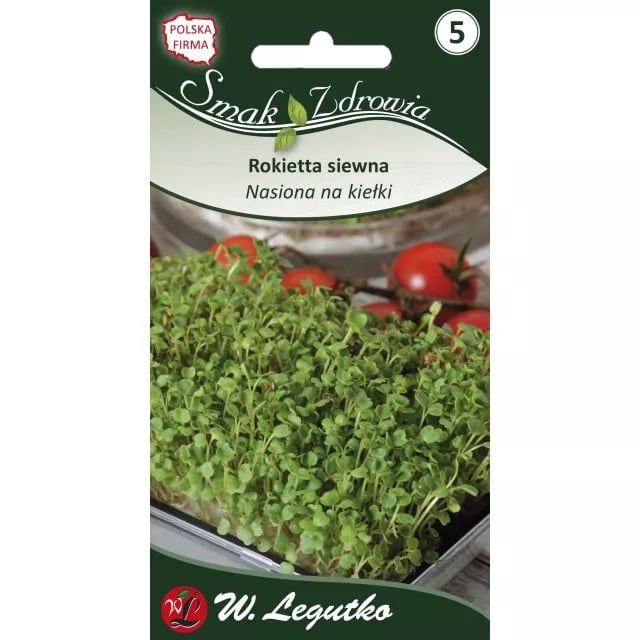 Nasiona na kiełki rokietta siewna Eruca sativa 5g