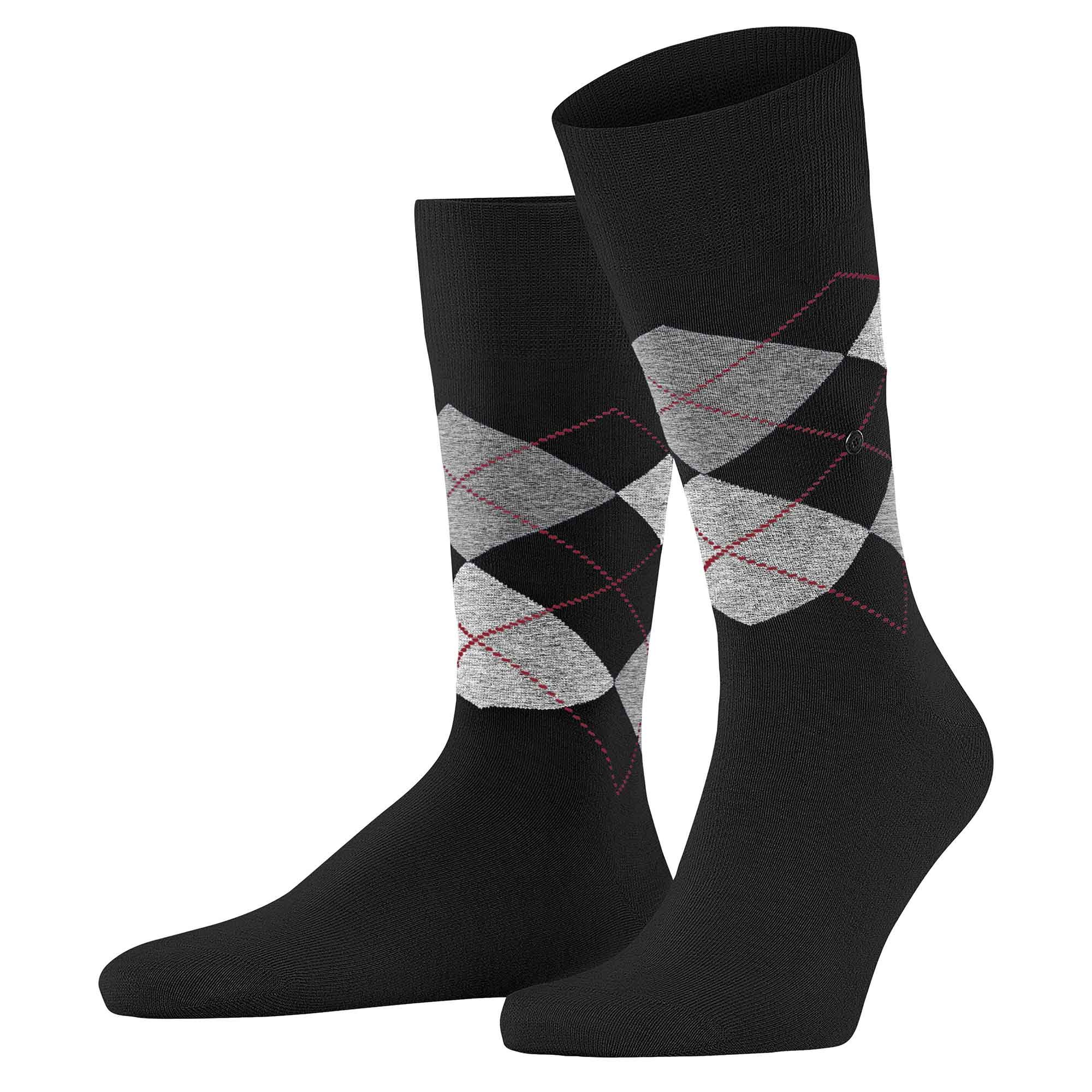 Burlington Herren Socken, 2er Pack - Geschenk-Set, Argyle, Raute, Onesize, 40...