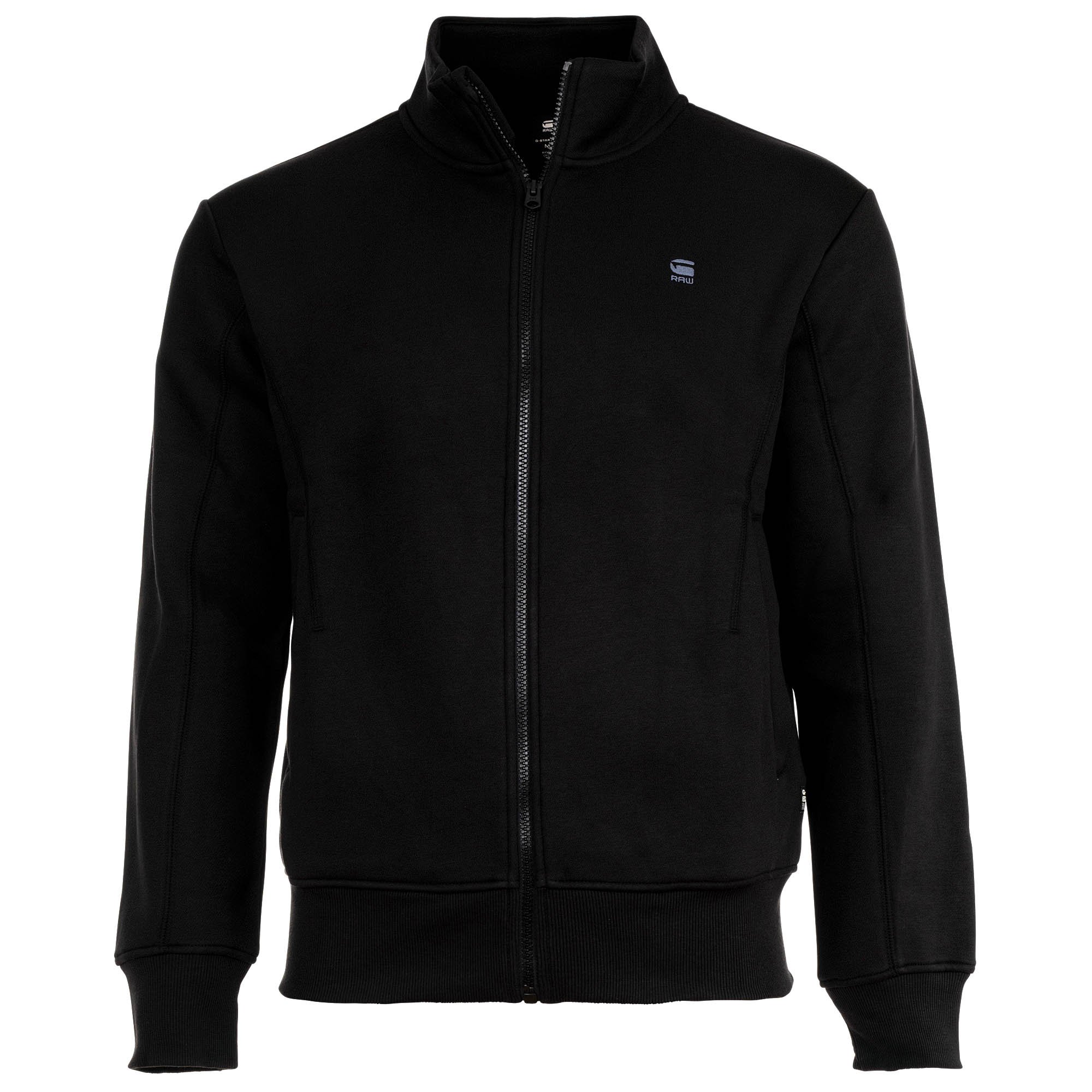 G-STAR Herren Sweatjacke - Track Jacker, Zipper, einfarbig
