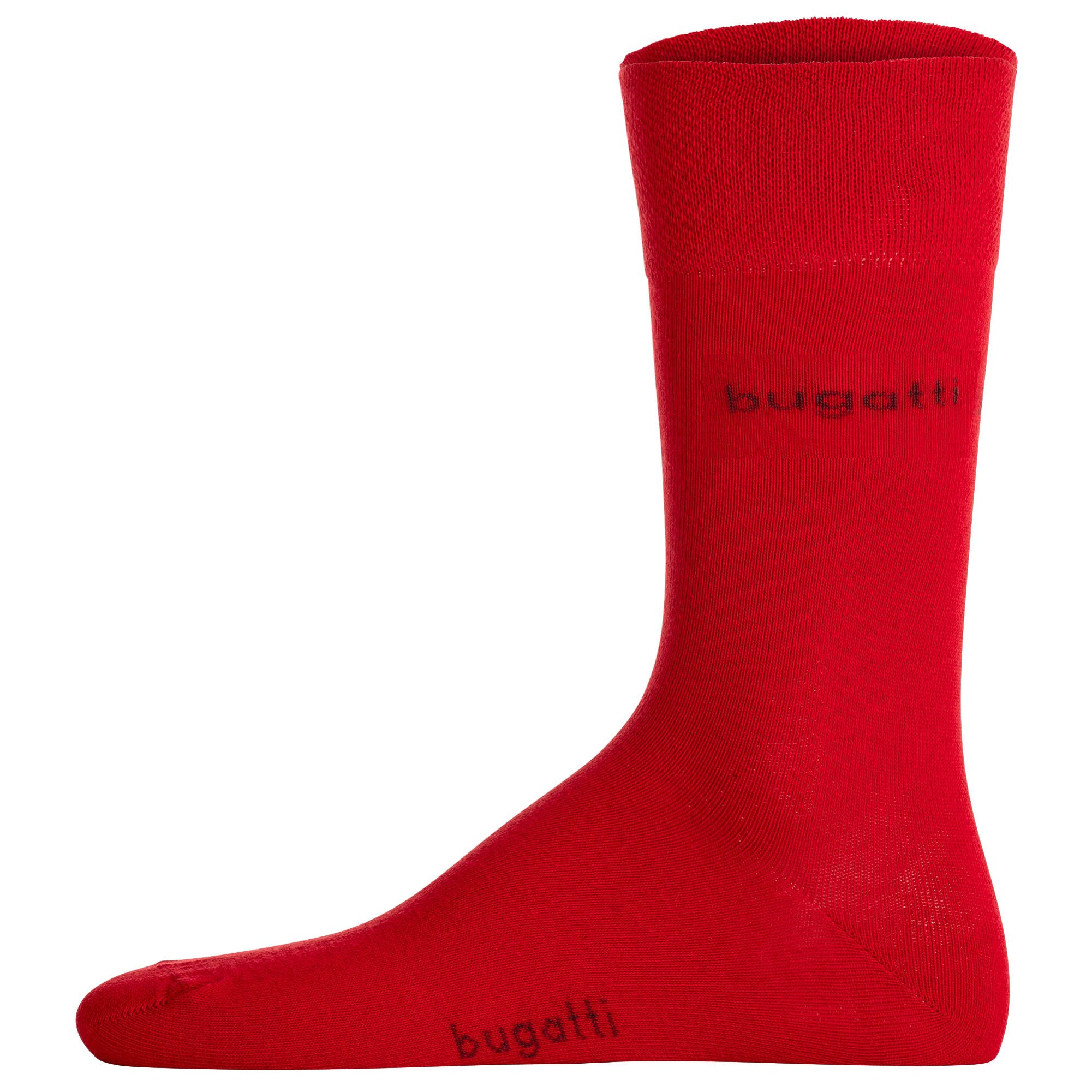 Bugatti Chaussettes pour Hommes, 3er en ligne Paquet - Chaussettes Doux Coton Uni Basique