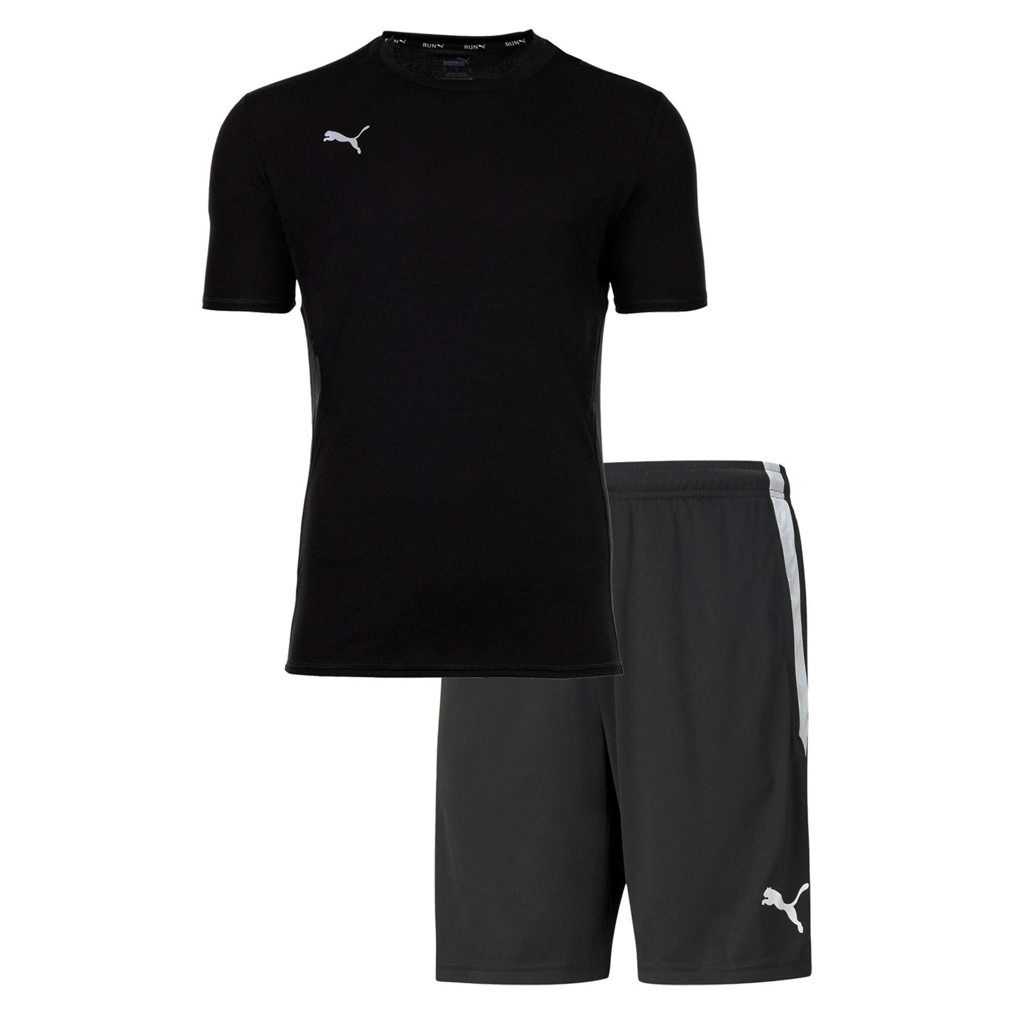 Puma Men’s Finisher Set – Training Shorts Short, Functional Shirt Crew Neck Plain…