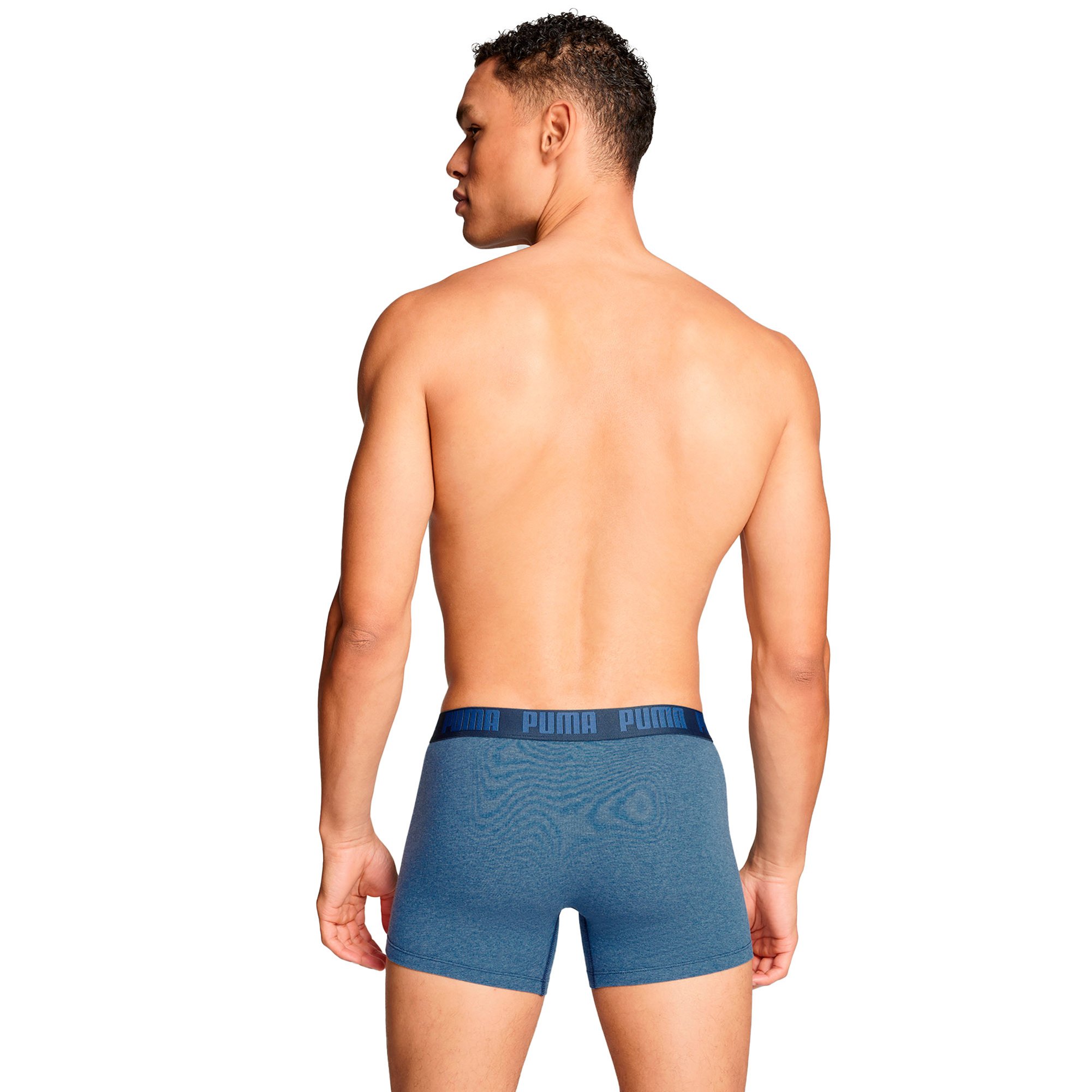 Puma Boxer, 2er Paquet - soldes Everyday Basic Boxers 2P, Coton Stretch