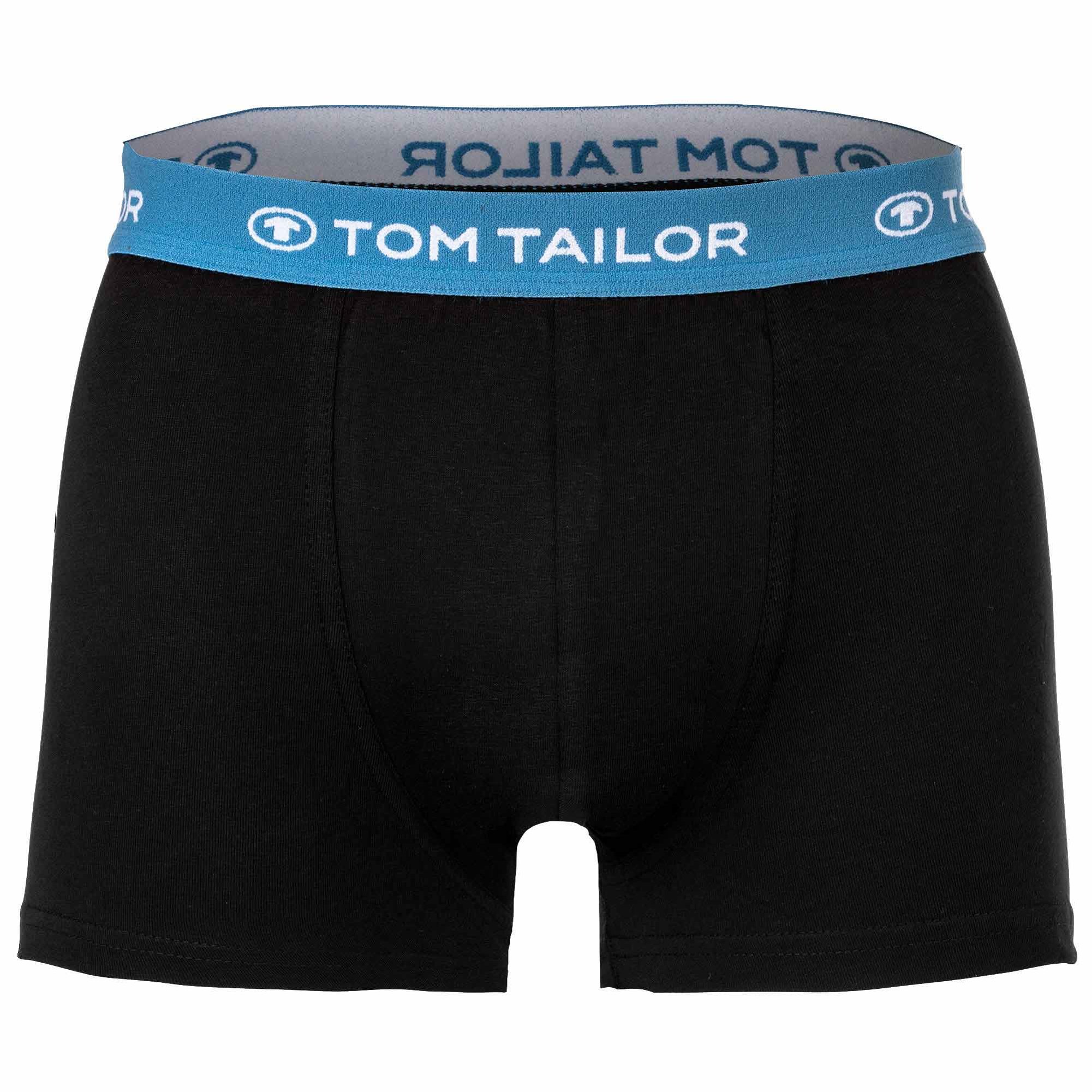 TOM TAILOR Confezione Da 5 Boxer Uomo In Cotone Elasticizzato - Hip Pants, Vita Elastica, Cotone Biologico, Lavabili A 60° (Taglia Unica) - 5