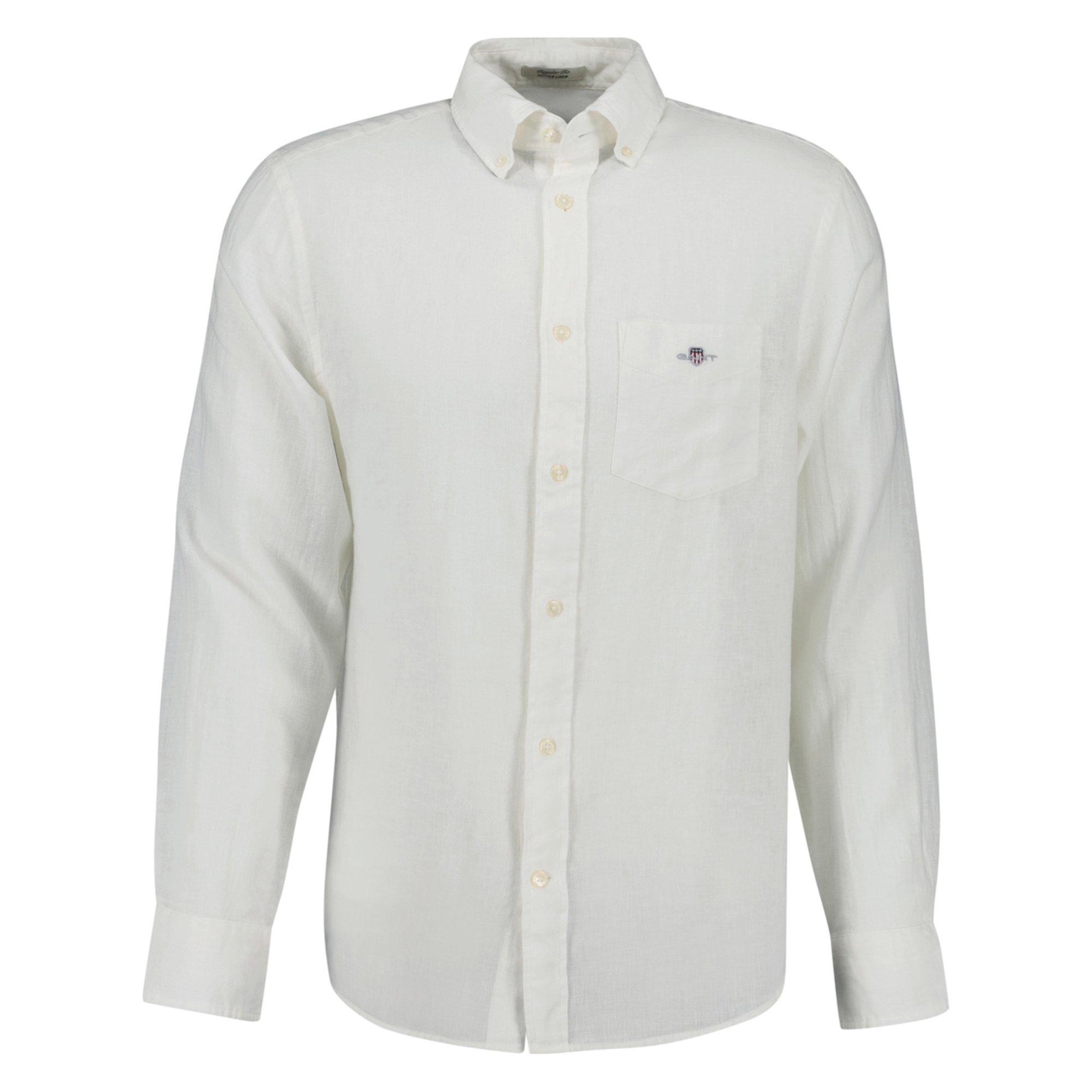 GANT Men’s Shirt – Regular Cotton Linen Shirt, Linen-Cotton Mix, Plain…