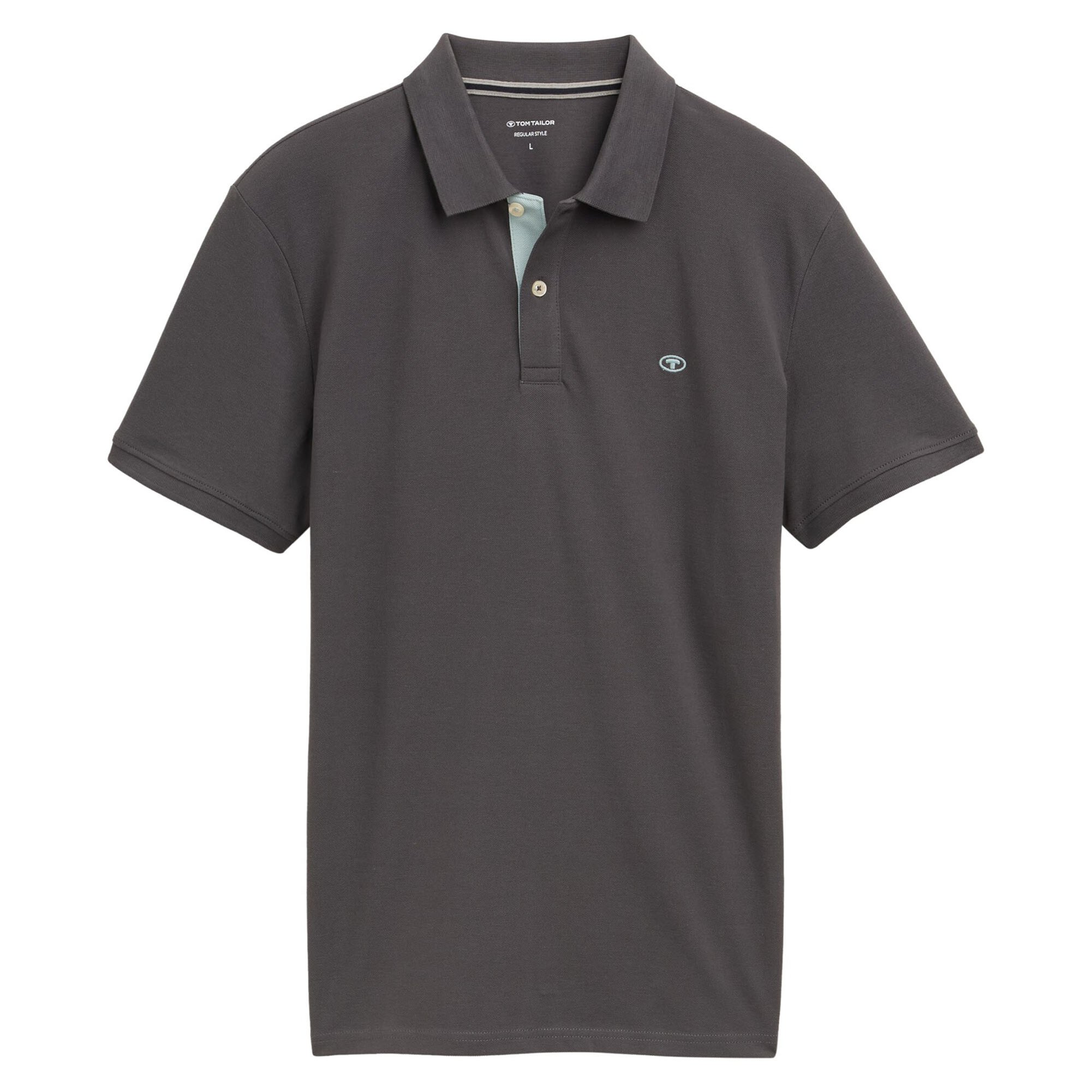TOM TAILOR Men’s Polo Shirt, Button Front – Basic Polo With Contrast, Regular…