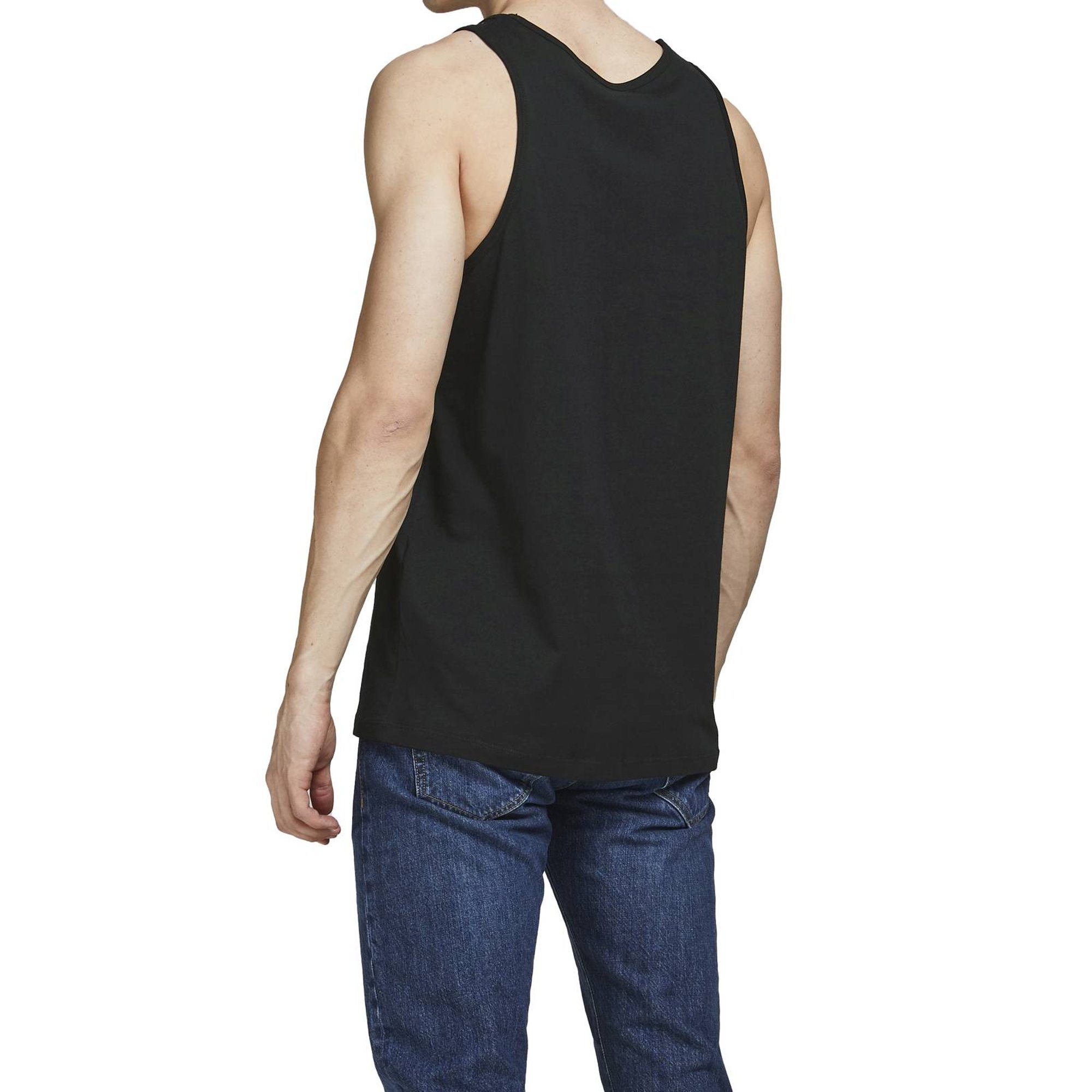 JACKJONES Herren Tanktop, 2er Pack - JACBASIC TANKTOP, einfarbig, Baumwolle ...