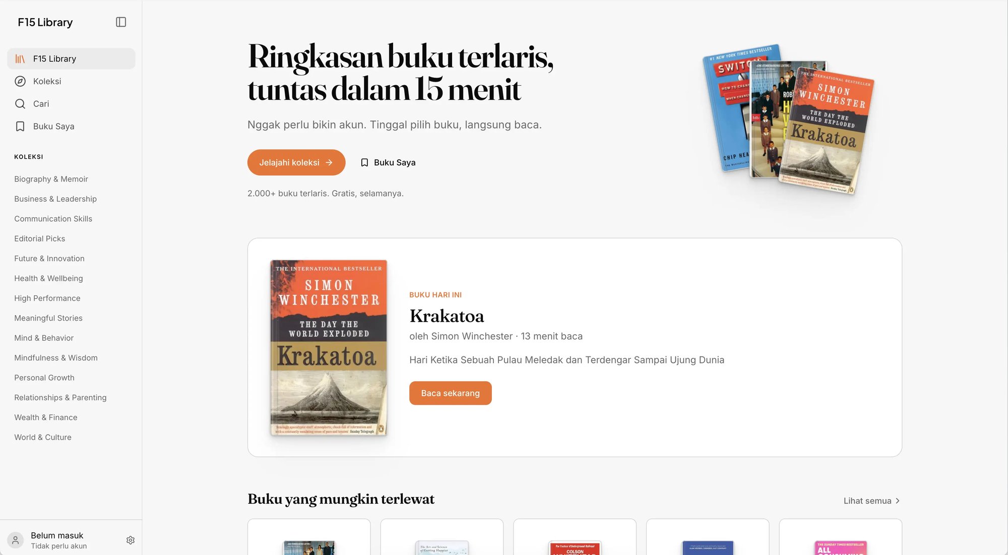 F15 Library screenshot