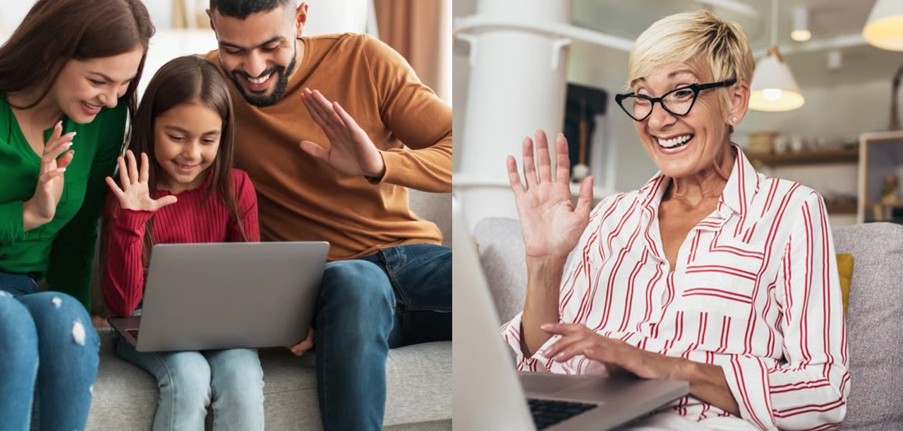 Person using SignWow Personal Package for remote BSL interpreting