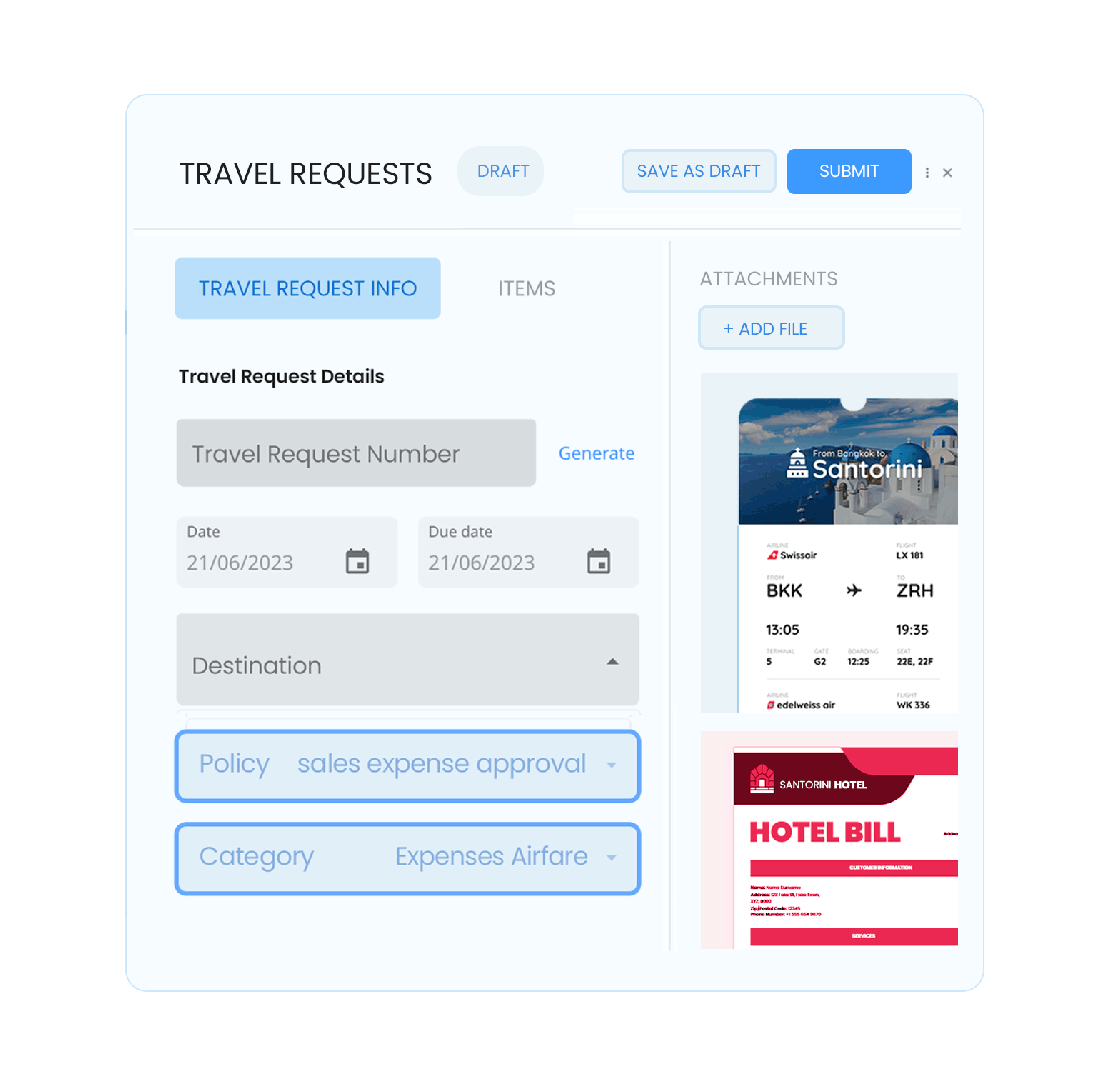 Travel request creation is now a breeze!