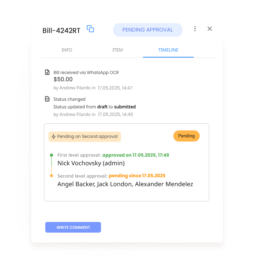 Get full visibility over audit trails