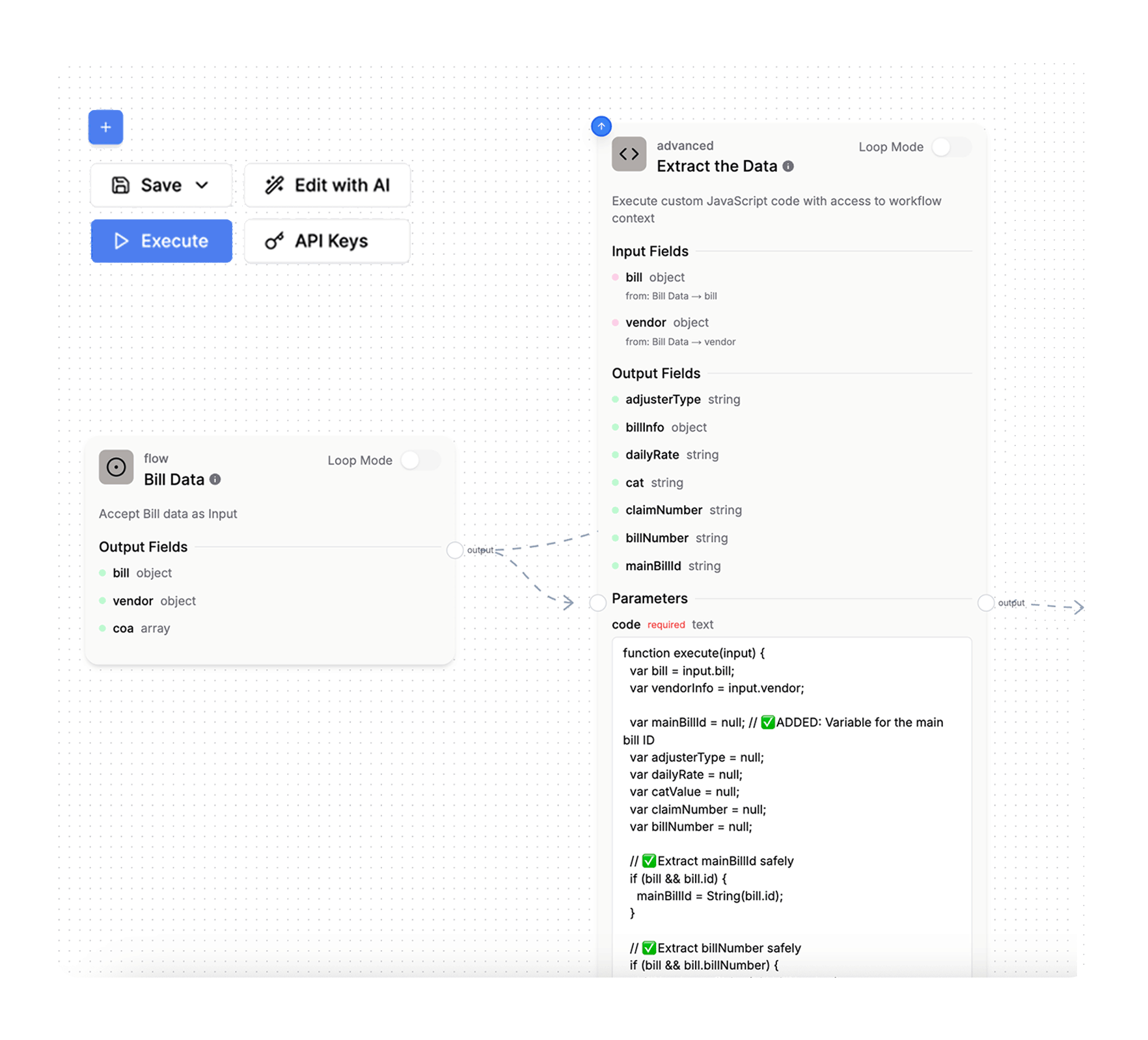 Customize invoice validation logic
