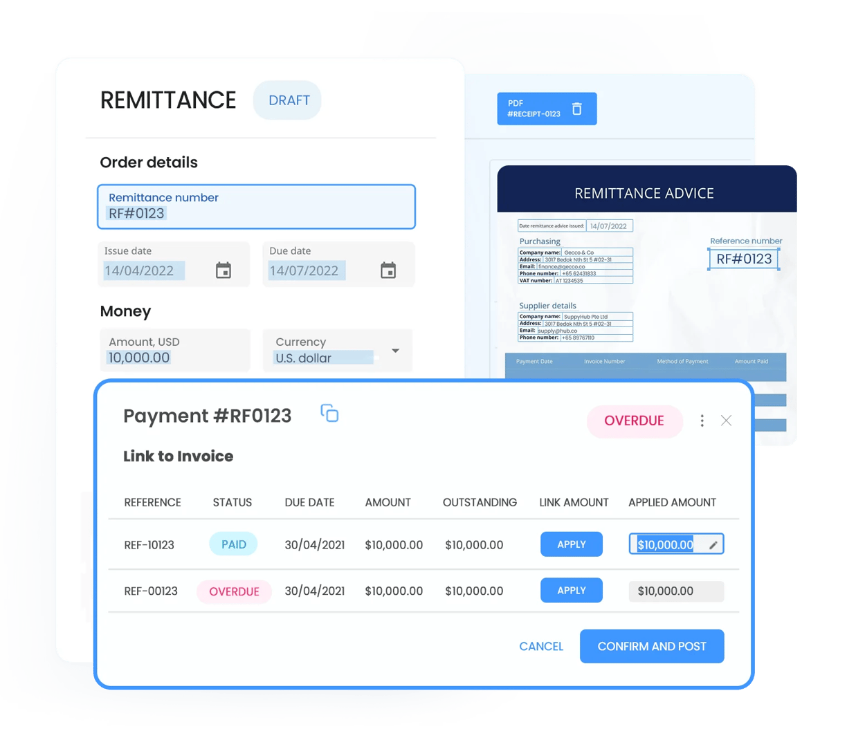 Extract remittance details automatically!