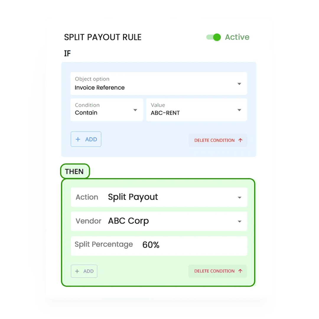 Control how funds flow!