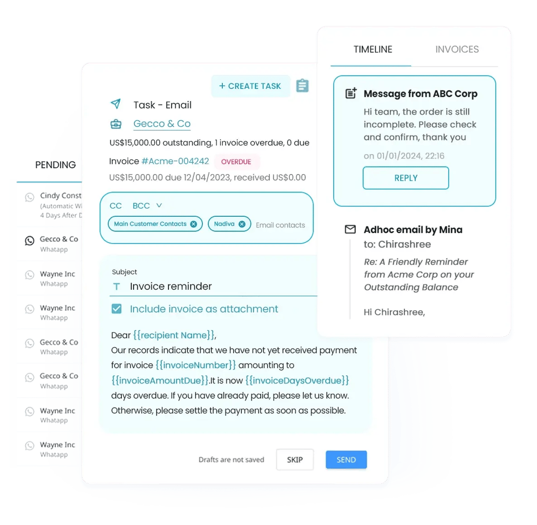 Manage collection tasks professionally!