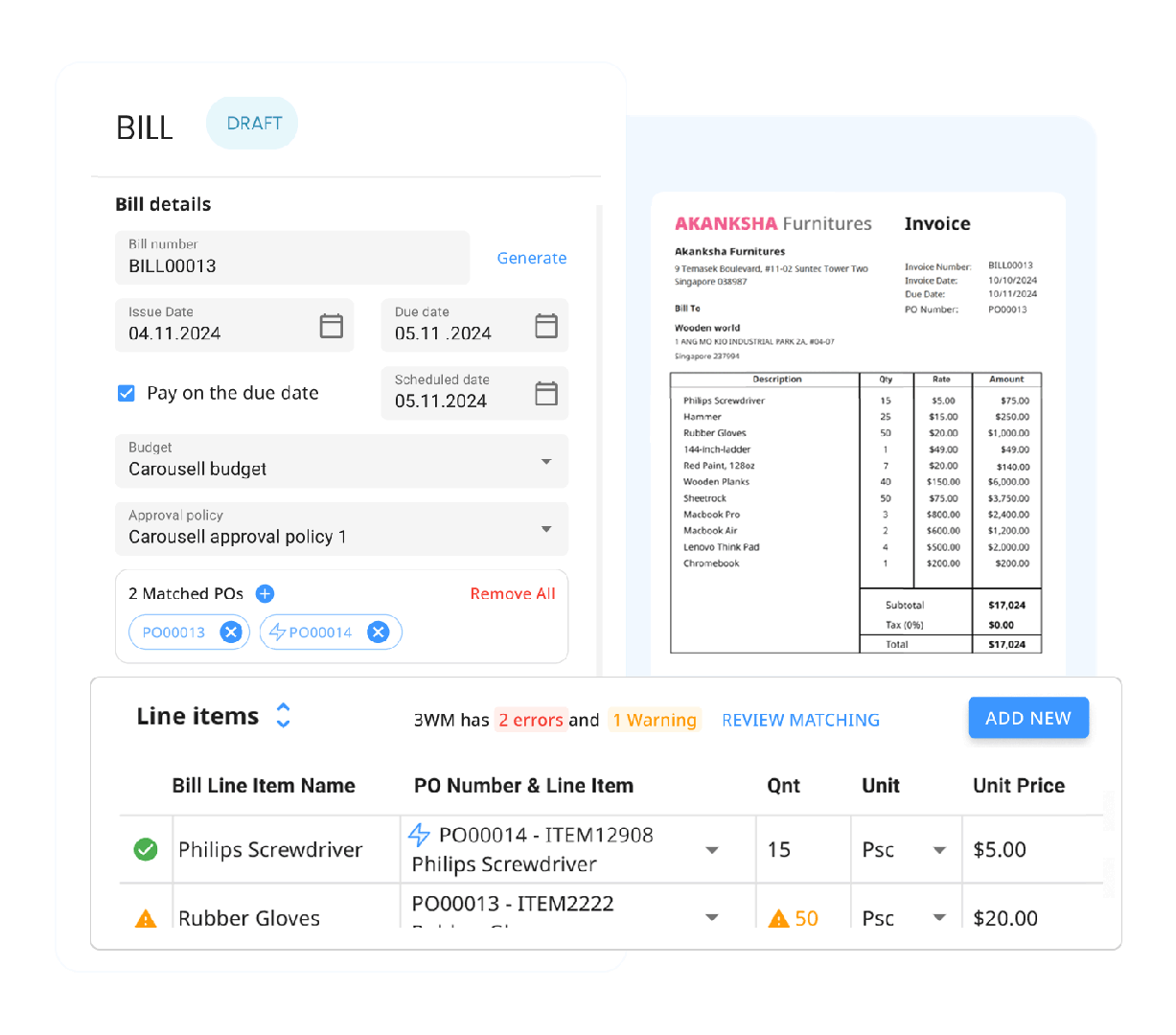AI-powered PO Matching at Your Fingertips!