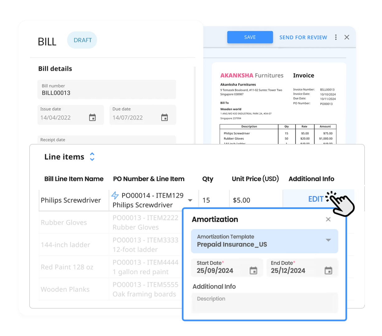 Make Amortization a breeze with Peakflo!