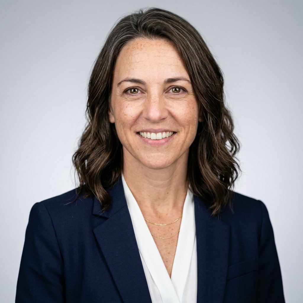 Light Grey · Navy Suit headshot example