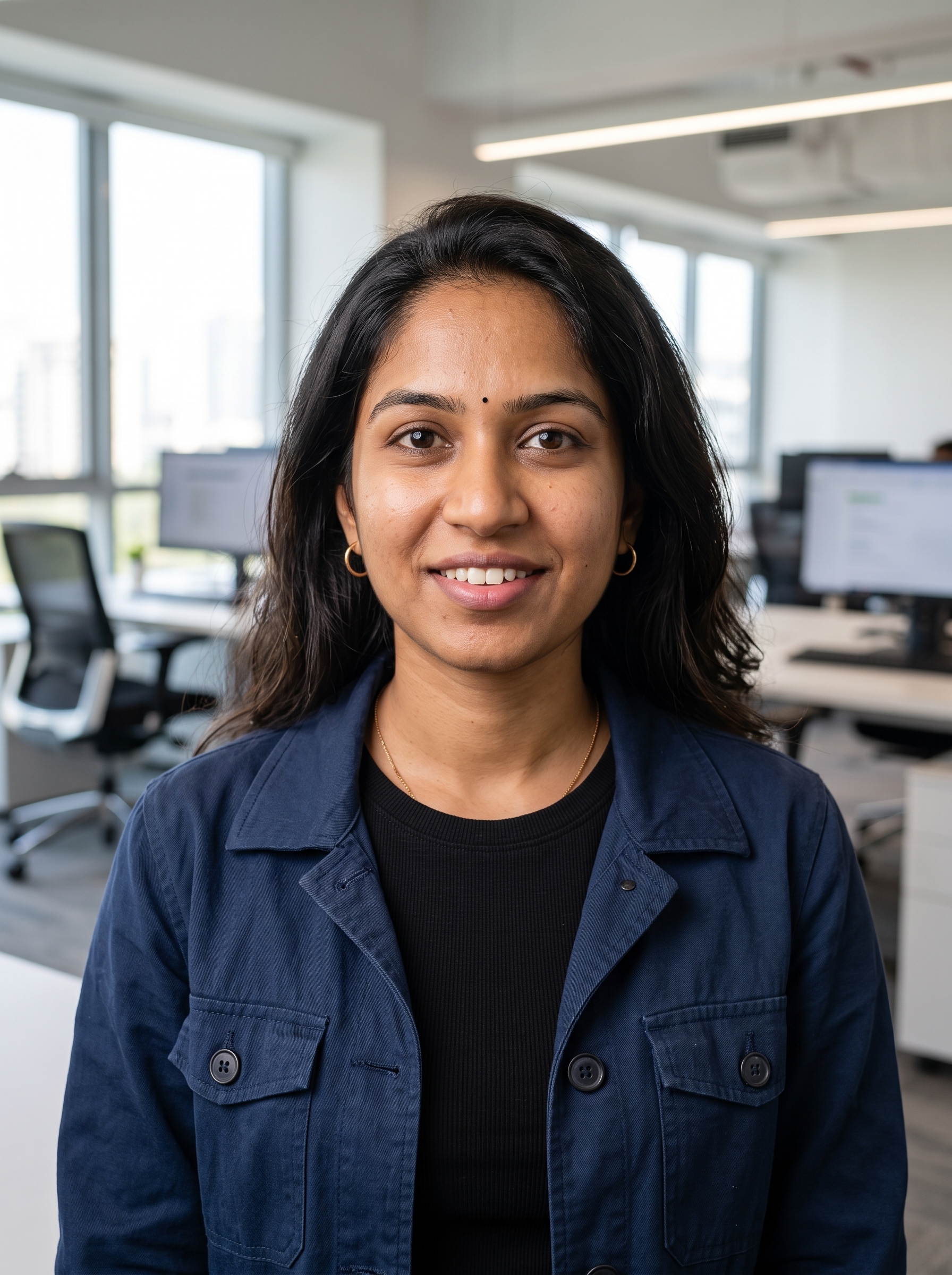 Modern Office · Simple Top Jacket headshot example