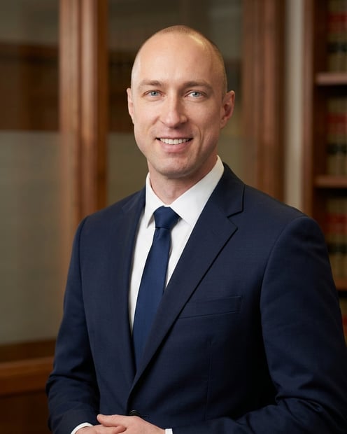 Light Grey · Navy Suit headshot example
