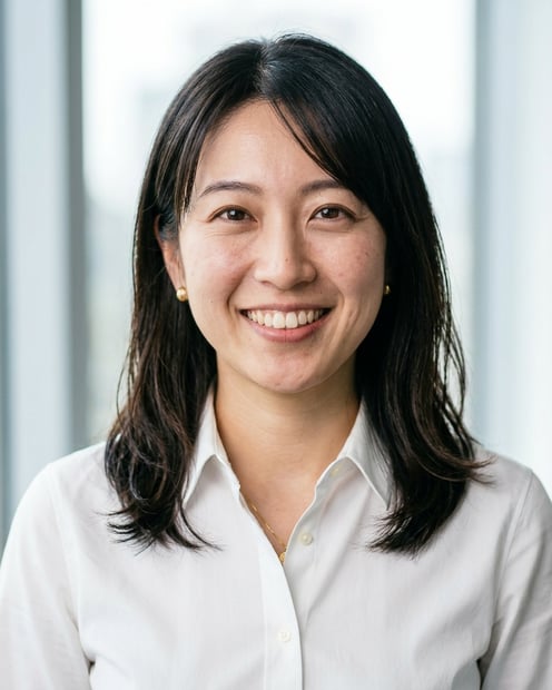 Window · White button-up shirt headshot example