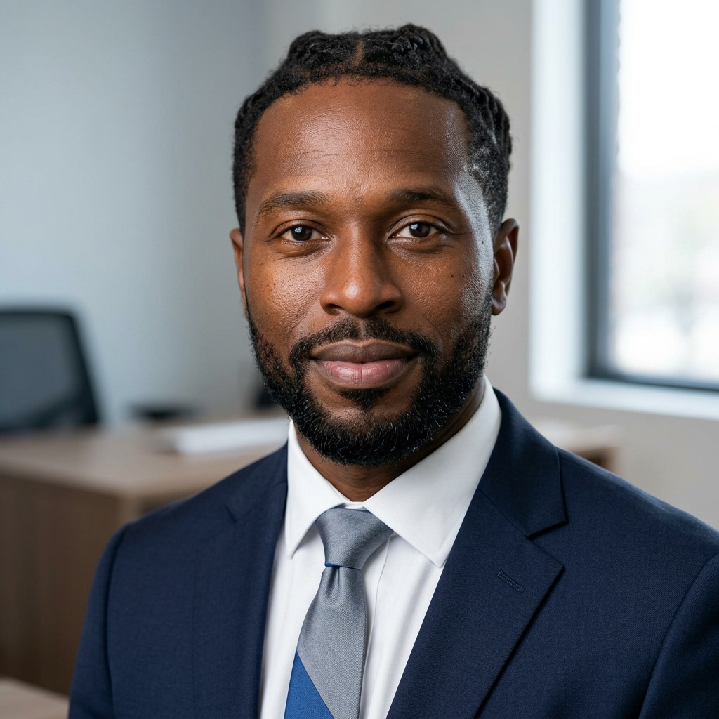 Telehealth Office · Executive Suit headshot example