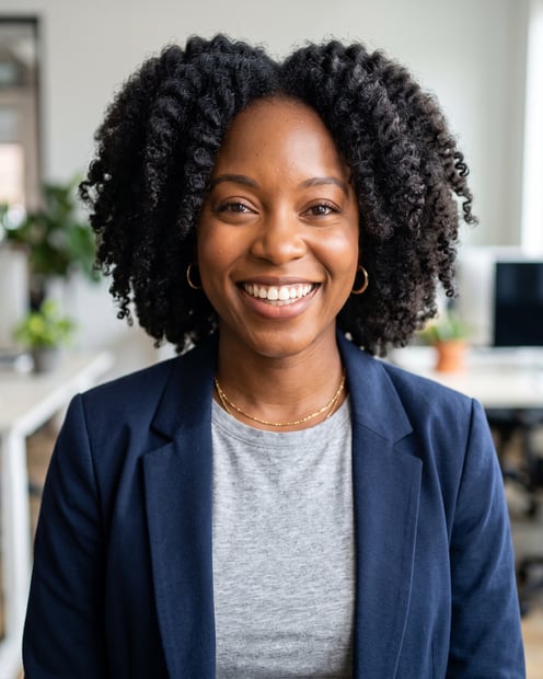 Modern Office · Simple Top Jacket headshot example