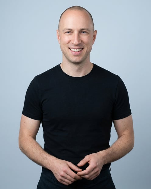 Cool-Grey Studio · Charcoal Tee headshot example